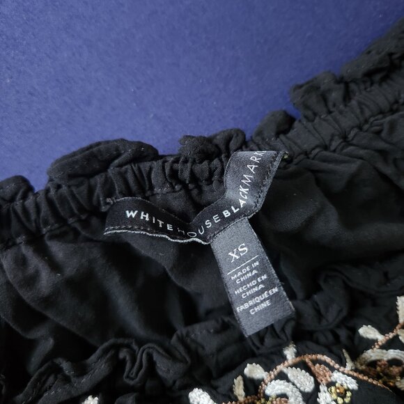 White house black market dress with embroidery, XS size - Picture 5 of 5